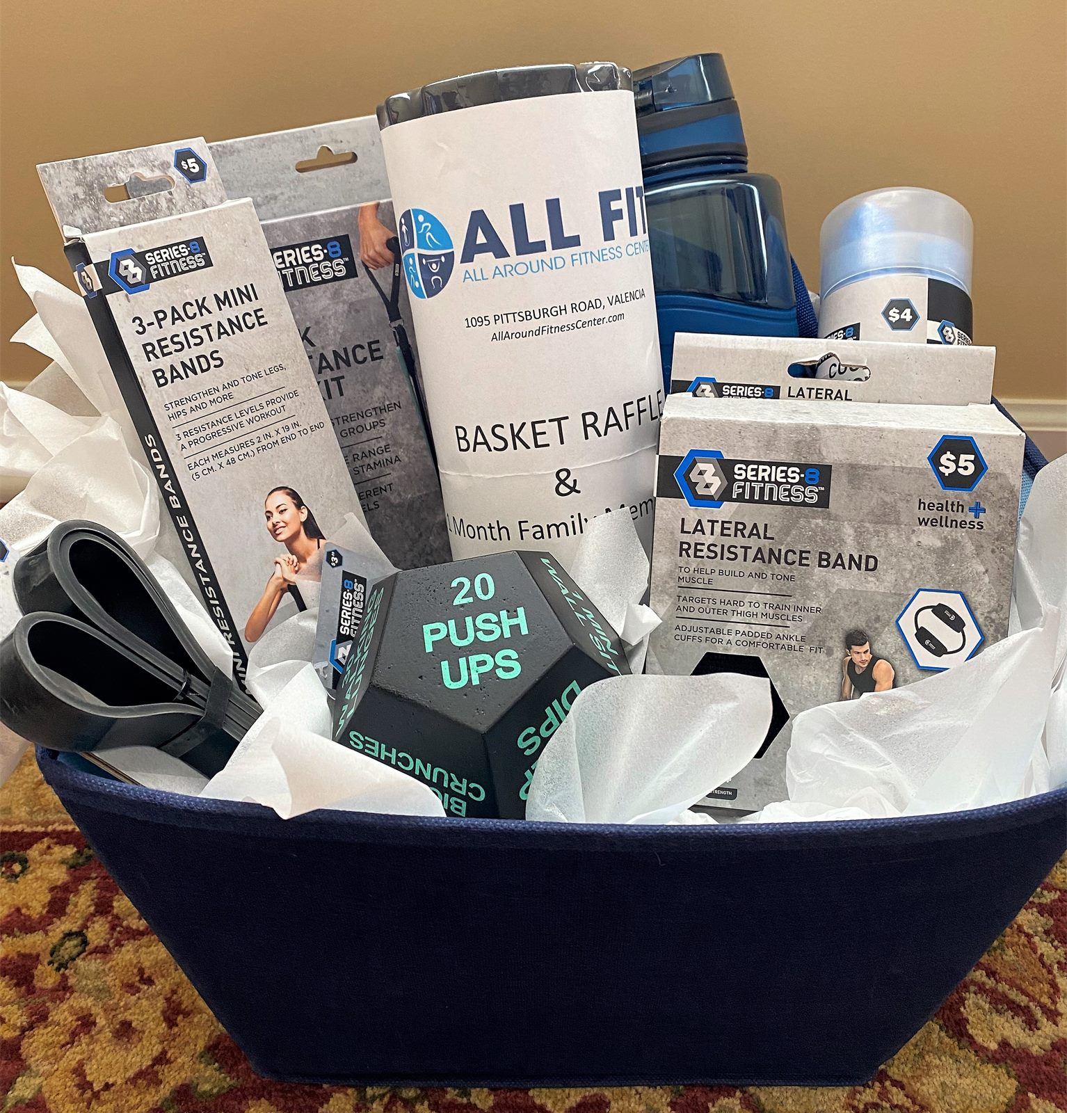 2021 golf outing auction basket: fitness basket