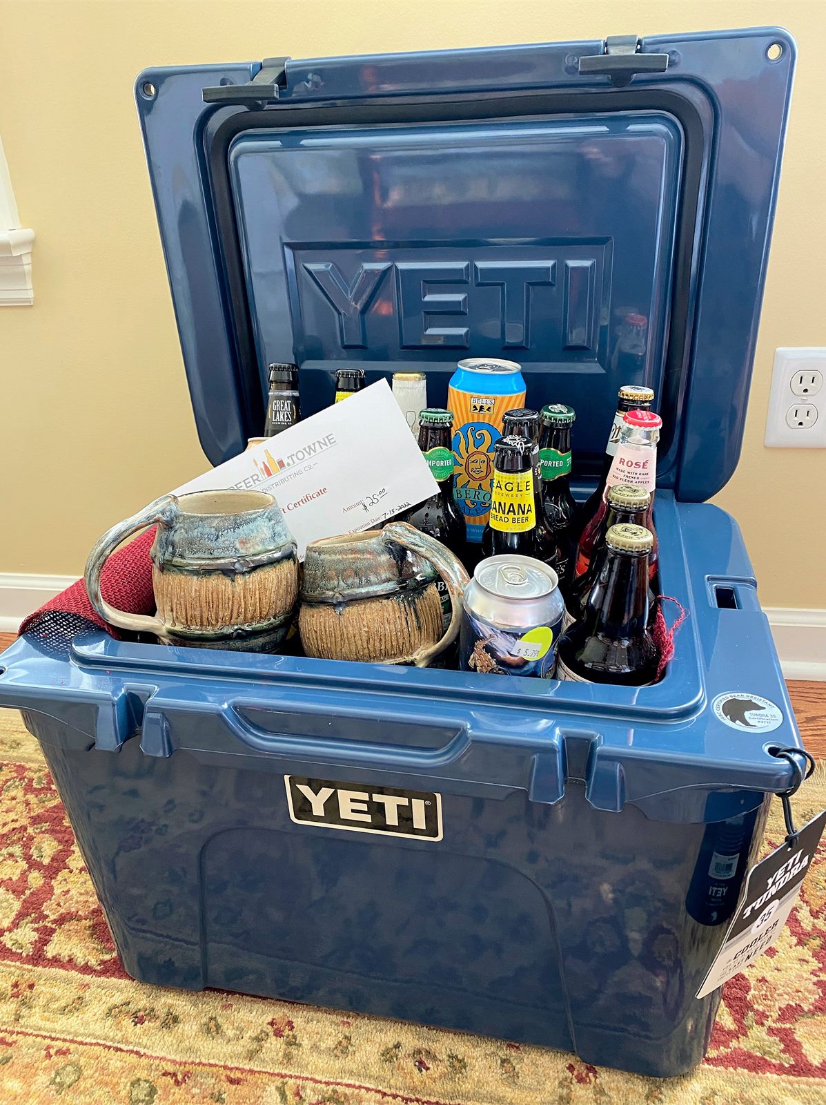 2021 golf outing auction basket: YETI cooler