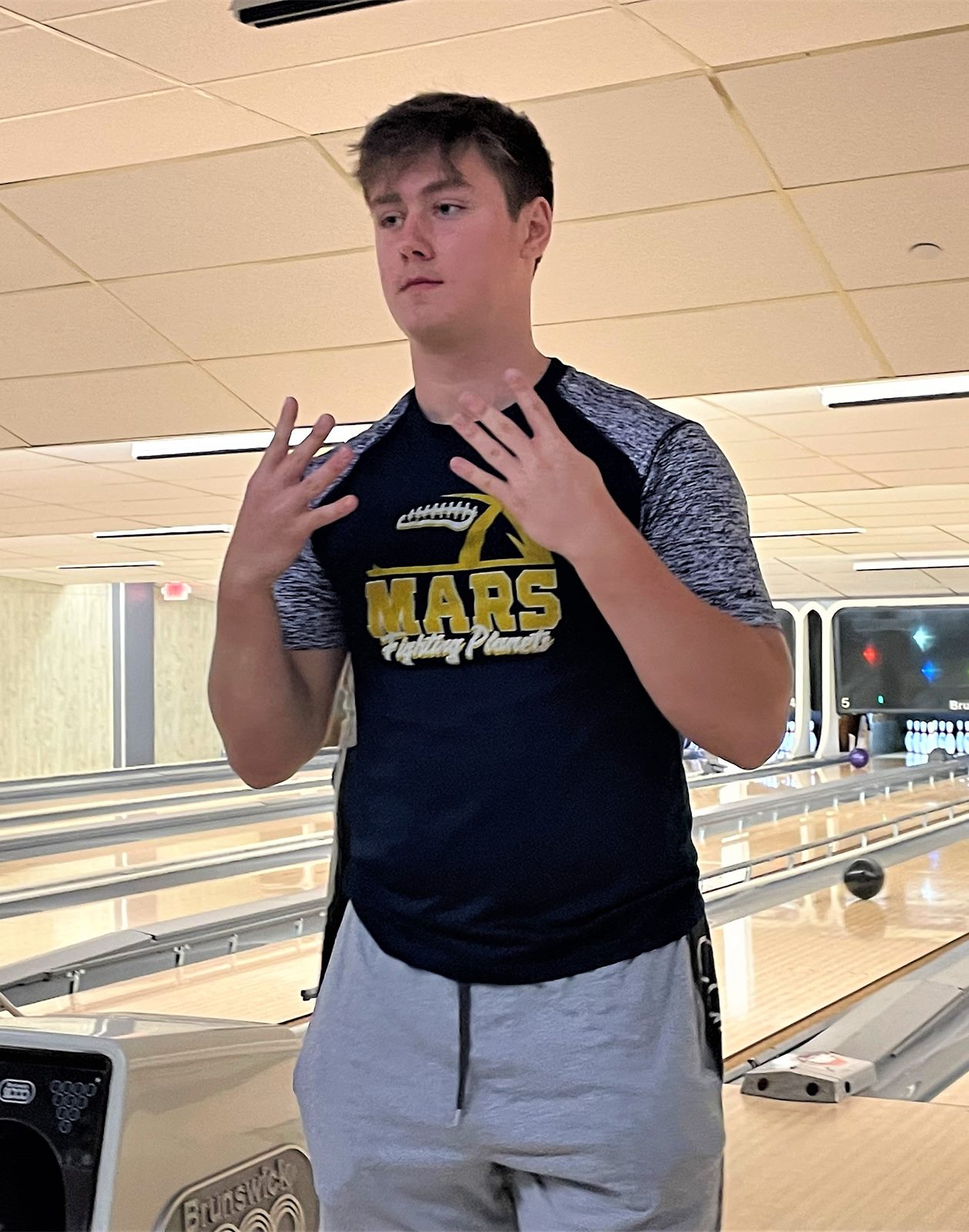 Mars Planets player at the 2022 Bowl A Thon