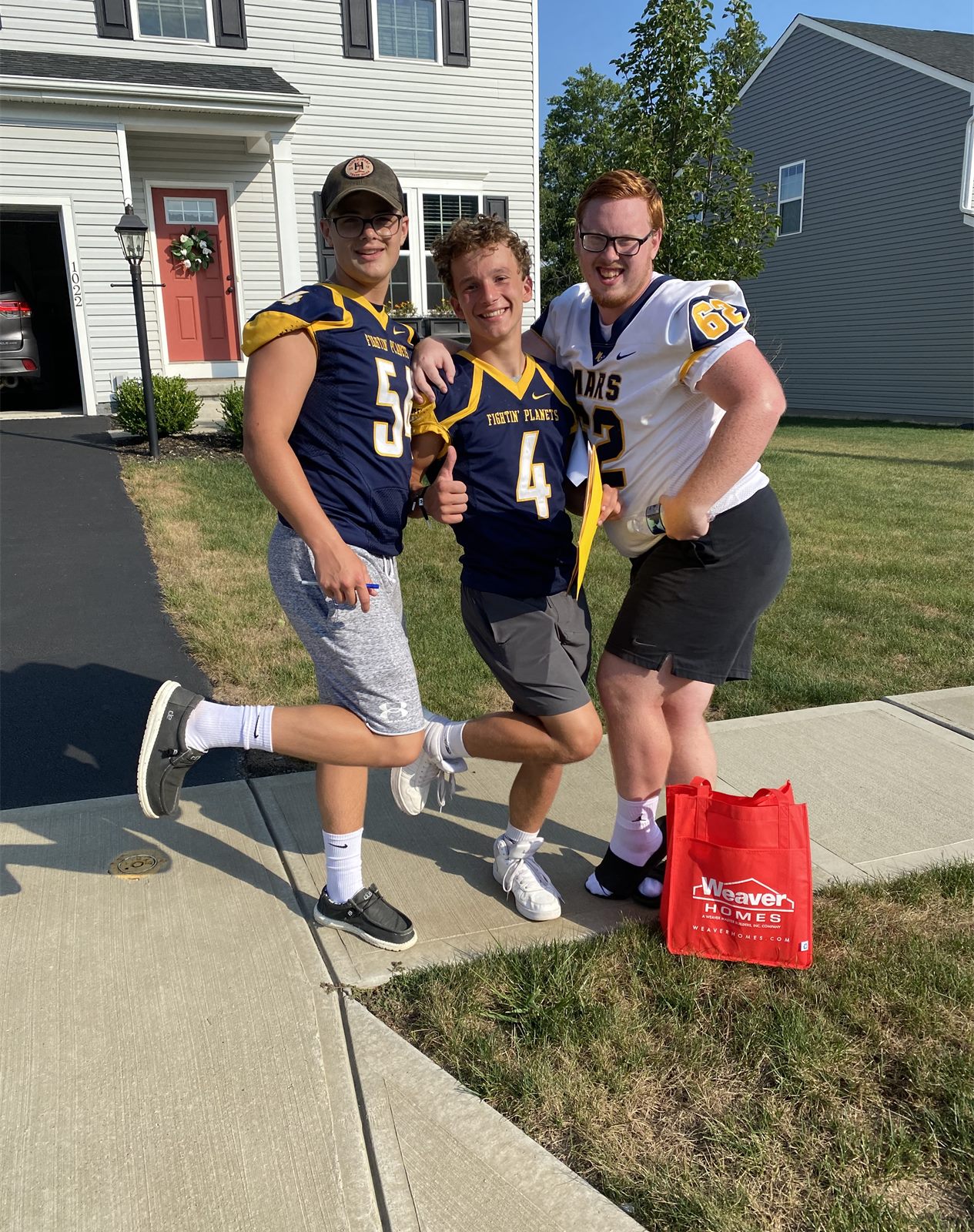 Mars Planets players at the Community Drive