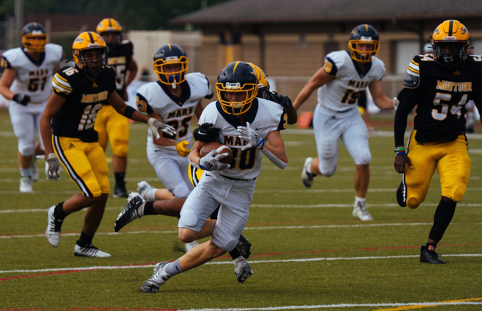 Mars Planets players in action during a game